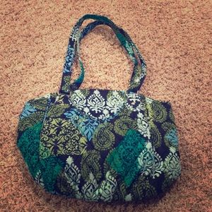 Vera Bradley Glenna Tote-Caribbean Sea